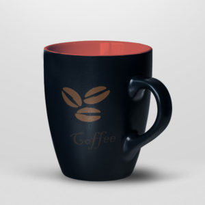 White Printed Coffee Mug